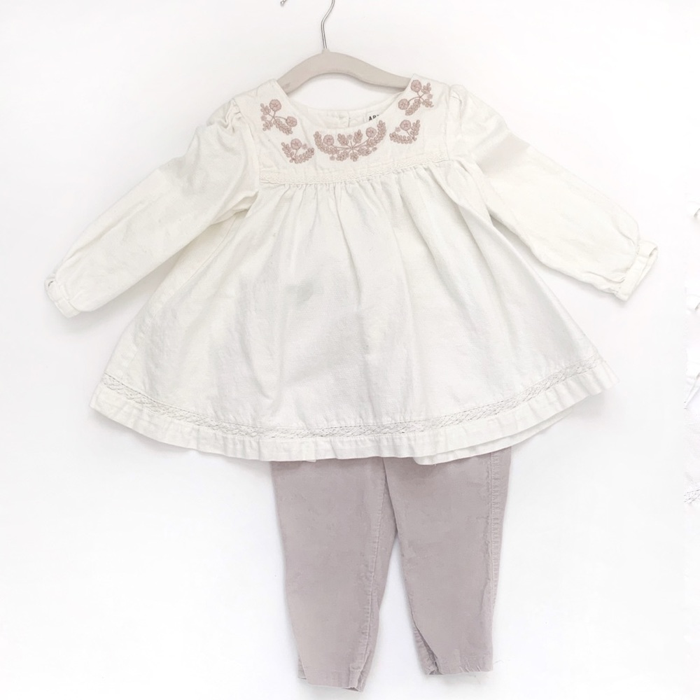 Artisan NY Baby Girl Pant and Blouse Outfit